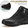 imageHUMTTO Mens AllTerrain Waterproof Hiking Boots Lightweight Breathable Outdoor Ankle Boots Trekking Hiking ShoesBlack1