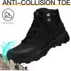 imageHUMTTO Mens AllTerrain Waterproof Hiking Boots Lightweight Breathable Outdoor Ankle Boots Trekking Hiking ShoesBlack1