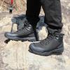 imageHUMTTO Mens AllTerrain Waterproof Hiking Boots Lightweight Breathable Outdoor Ankle Boots Trekking Hiking ShoesBlack1
