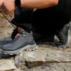 imageHUMTTO Mens AllTerrain Waterproof Hiking Boots Lightweight Breathable Outdoor Ankle Boots Trekking Hiking ShoesGrey