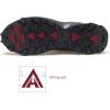 imageHUMTTO Mens AllTerrain Waterproof Hiking Shoes Lightweight Breathable Trekking Anti Slip Outdoor Trails ShoesBlack