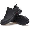imageHUMTTO Mens AllTerrain Waterproof Hiking Shoes Lightweight Breathable Trekking Anti Slip Outdoor Trails ShoesBlack