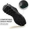 imageHUMTTO Mens AllTerrain Waterproof Hiking Shoes Lightweight Breathable Trekking Anti Slip Outdoor Trails ShoesBlack1