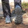 imageHUMTTO Mens AllTerrain Waterproof Hiking Shoes Lightweight Breathable Trekking Anti Slip Outdoor Trails ShoesGrey