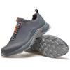 imageHUMTTO Mens AllTerrain Waterproof Hiking Shoes Lightweight Breathable Trekking Anti Slip Outdoor Trails ShoesGrey