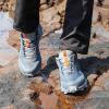 imageHUMTTO Mens AllTerrain Waterproof Hiking Shoes Lightweight Breathable Trekking Anti Slip Outdoor Trails ShoesGrey