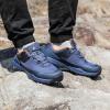 imageHUMTTO Mens AllTerrain Waterproof Hiking Shoes Lightweight Breathable Trekking Anti Slip Outdoor Trails ShoesNavy Blue1