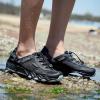 imageHUMTTO Mens Amphibious Water Shoes  Hiking Sandals for Men Outdoor Water Sandal Closed Toe NonSlip River Shoes Summer Quick Drying Aqua ShoeBlackGrey
