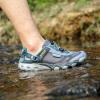 imageHUMTTO Mens Amphibious Water Shoes  Hiking Sandals for Men Outdoor Water Sandal Closed Toe NonSlip River Shoes Summer Quick Drying Aqua ShoeBlueGrey
