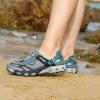 imageHUMTTO Mens Amphibious Water Shoes  Hiking Sandals for Men Outdoor Water Sandal Closed Toe NonSlip River Shoes Summer Quick Drying Aqua ShoeBlueGrey