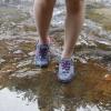 imageHUMTTO Womens Amphibious Water Shoes  Closed Toe Hiking Sandals Summer Outdoor Water Sandal NonSlip River Shoes Quick Drying Aqua ShoeGreypink Purple