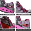 imageHUMTTO Womens Amphibious Water Shoes  Closed Toe Hiking Sandals Summer Outdoor Water Sandal NonSlip River Shoes Quick Drying Aqua ShoeGreypink Purple