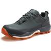 imageHUMTTO Mens AllTerrain Waterproof Hiking Shoes Lightweight Breathable Trekking Anti Slip Outdoor Trails ShoesGrey1