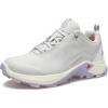 imageHUMTTO Womens AllTerrain Waterproof Hiking Shoes Lightweight Breathable Outdoor Trail Shoes Trekking SneakersLight Grey