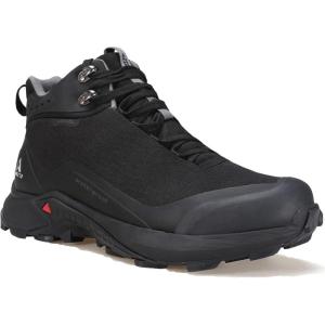 imageHUMTTO Mens AllTerrain Waterproof Hiking Boots Lightweight Breathable Outdoor Ankle Boots Trekking Hiking ShoesBlack