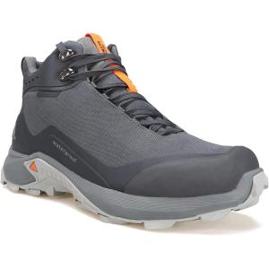 imageHUMTTO Mens AllTerrain Waterproof Hiking Boots Lightweight Breathable Outdoor Ankle Boots Trekking Hiking ShoesGrey