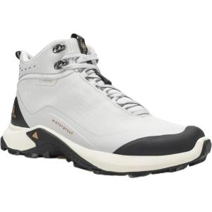 imageHUMTTO Mens AllTerrain Waterproof Hiking Boots Lightweight Breathable Outdoor Ankle Boots Trekking Hiking ShoesLight Grey