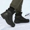 imageHUMTTO Mens Winter Snow Hiking Boots Fur Lined Warm Casual Lightweight Outdoor Trekking Boot