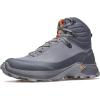 imageHUMTTO Mens Hiking Shoes Outdoor Anti Slip Ankle Boots Lightweight Breathable Trekking Trails ShoesGrey