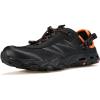 imageHUMTTO Water Shoes Men Quick Dry Outdoor Sports Barefoot Shoes NonSlip Aqua Hiking Sandals for Summer Swimming Surfing Kayaking Diving  Pool Beach Lake ampamp RiverBlack