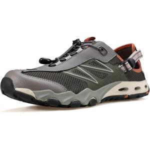 imageHUMTTO Water Shoes Men Quick Dry Outdoor Sports Barefoot Shoes NonSlip Aqua Hiking Sandals for Summer Swimming Surfing Kayaking Diving  Pool Beach Lake ampamp RiverGreen