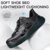 imageHUMTTO Mens Summer Sports Sandals Breathable QuickDrying Soft Bottom Slippers Outdoor Wading Tracing Beach Shoes Water Activities ShoesBlack