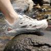 imageHUMTTO Mens Summer Sports Sandals Breathable QuickDrying Soft Bottom Slippers Outdoor Wading Tracing Beach Shoes Water Activities ShoesSandstorm White