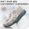 imageHUMTTO Mens Summer Sports Sandals Breathable QuickDrying Soft Bottom Slippers Outdoor Wading Tracing Beach Shoes Water Activities ShoesSandstorm White