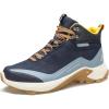 imageHUMTTO Womens Waterproof Hiking Boots Lightweight Outdoor Trail Backpacking Boot Trekking Hiking ShoesDark Blue