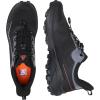 imageHUMTTO Mens Trail Running Shoes Quick Laces Cross Training Shoes Comfortable Breathable Anti Slip Walking Outdoors Athletic SneakersBlack