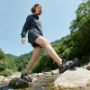 imageHUMTTO Womens Amphibious Closed Toe Hiking Sandals QuickDry Water Shoes NonSlip Athletic Adjustable Outdoor Fisherman Summer Beach Walking Travel SandalsMaroonBlack