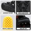 imageHUMTTO Womens Amphibious Closed Toe Hiking Sandals QuickDry Water Shoes NonSlip Athletic Adjustable Outdoor Fisherman Summer Beach Walking Travel SandalsBlack