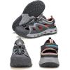 imageHUMTTO Womens Amphibious Closed Toe Hiking Sandals QuickDry Water Shoes NonSlip Athletic Adjustable Outdoor Fisherman Summer Beach Walking Travel SandalsDark Grey