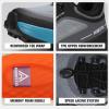 imageHUMTTO Mens Trail Running Shoes Quick Laces Cross Training Shoes Comfortable Breathable Anti Slip Walking Outdoors Athletic SneakersGreyBlack