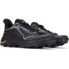 imageHUMTTO Mens Quick Laces Hiking Sneaker Lightweight Breathable Walking Outdoors Trail Running ShoesBlack