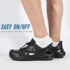 imageHUMTTO Mens ThickSoled Clogs  with Arch Support Sport Garden Clogs Water Shoes Summer QuickDrying Water Athletic Sandals Lightweight ampamp ComfortBlack