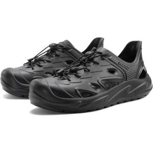 imageHUMTTO Mens ThickSoled Clogs  with Arch Support Sport Garden Clogs Water Shoes Summer QuickDrying Water Athletic Sandals Lightweight ampamp ComfortBlack