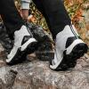 imageHUMTTO Womens Waterproof Hiking Boots Lightweight Outdoor Trail Backpacking Boot Trekking Hiking Shoes 10 Light Grey