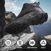 imageHUMTTO Mens AllTerrain Waterproof Hiking Boots Lightweight Breathable Trekking Camping Mountaineering AntiSilp Outdoor Ankle BootsBlack