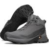 imageHUMTTO Mens AllTerrain Waterproof Hiking Boots Lightweight Breathable Trekking Camping Mountaineering AntiSilp Outdoor Ankle BootsDark Grey