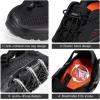 imageHUMTTO Water Shoes Men Quick Dry Outdoor Sports Barefoot Shoes NonSlip Aqua Hiking Sandals for Summer Swimming Surfing Kayaking Diving  Pool Beach Lake ampamp River All Black 75All Black