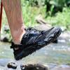 imageHUMTTO Water Shoes Men Quick Dry Outdoor Sports Barefoot Shoes NonSlip Aqua Hiking Sandals for Summer Swimming Surfing Kayaking Diving  Pool Beach Lake ampamp River All Black 75All Black