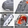 imageHUMTTO Water Shoes Men Quick Dry Outdoor Sports Barefoot Shoes NonSlip Aqua Hiking Sandals for Summer Swimming Surfing Kayaking Diving  Pool Beach Lake ampamp River All Black 75Grey