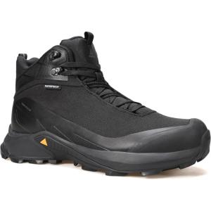 imageHUMTTO Mens AllTerrain Waterproof Hiking Boots Lightweight Breathable Trekking Camping Mountaineering AntiSilp Outdoor Ankle BootsBlack