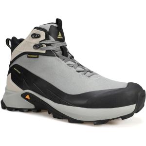 imageHUMTTO Mens AllTerrain Waterproof Hiking Boots Lightweight Breathable Trekking Camping Mountaineering AntiSilp Outdoor Ankle BootsLight Green