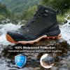 imageHUMTTO Mens AllPurpose Waterproof Hiking BootsLightweight ampamp Breathable Outdoor NonSlip Trails Mid Hiking ShoesGrey