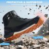 imageHUMTTO Mens AllPurpose Waterproof Hiking BootsLightweight ampamp Breathable Outdoor NonSlip Trails Mid Hiking ShoesGrey