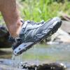 image:imageHUMTTO Water Shoes Men Quick Dry Outdoor Sports Barefoot Shoes NonSlip Aqua Hiking Sandals for Summer Swimming Surfing Kayaking Diving  Pool Beach Lake amp River All Black 75Grey