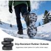 image:imageHUMTTO Mens Winter Hiking Snow Boots  Waterproof Warm amp NonSlip Lightweight Fur Lined Ankle Boots For ColdWeather Daily Work Trails and MoreBlack