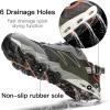image:imageHUMTTO Water Shoes Men Quick Dry Outdoor Sports Barefoot Shoes NonSlip Aqua Hiking Sandals for Summer Swimming Surfing Kayaking Diving  Pool Beach Lake amp River Black 75Green